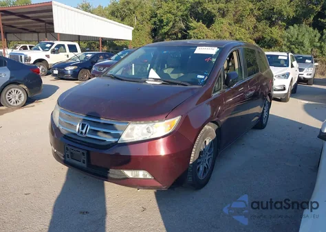 2012 Honda Odyssey Ex-L from USA, damaged, VIN 5FNRL5H66CB068071
